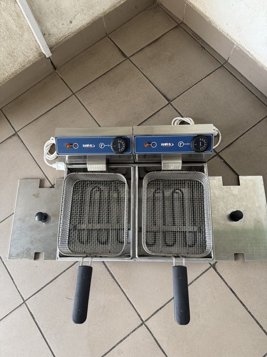 Фритюрниця Професійна Обʼєм 5+5 Літрів Кий В Нова !!!