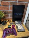 Playstation 2 z dyskiem 500GB HDMI FMCB OPL pad bezprzewodowy