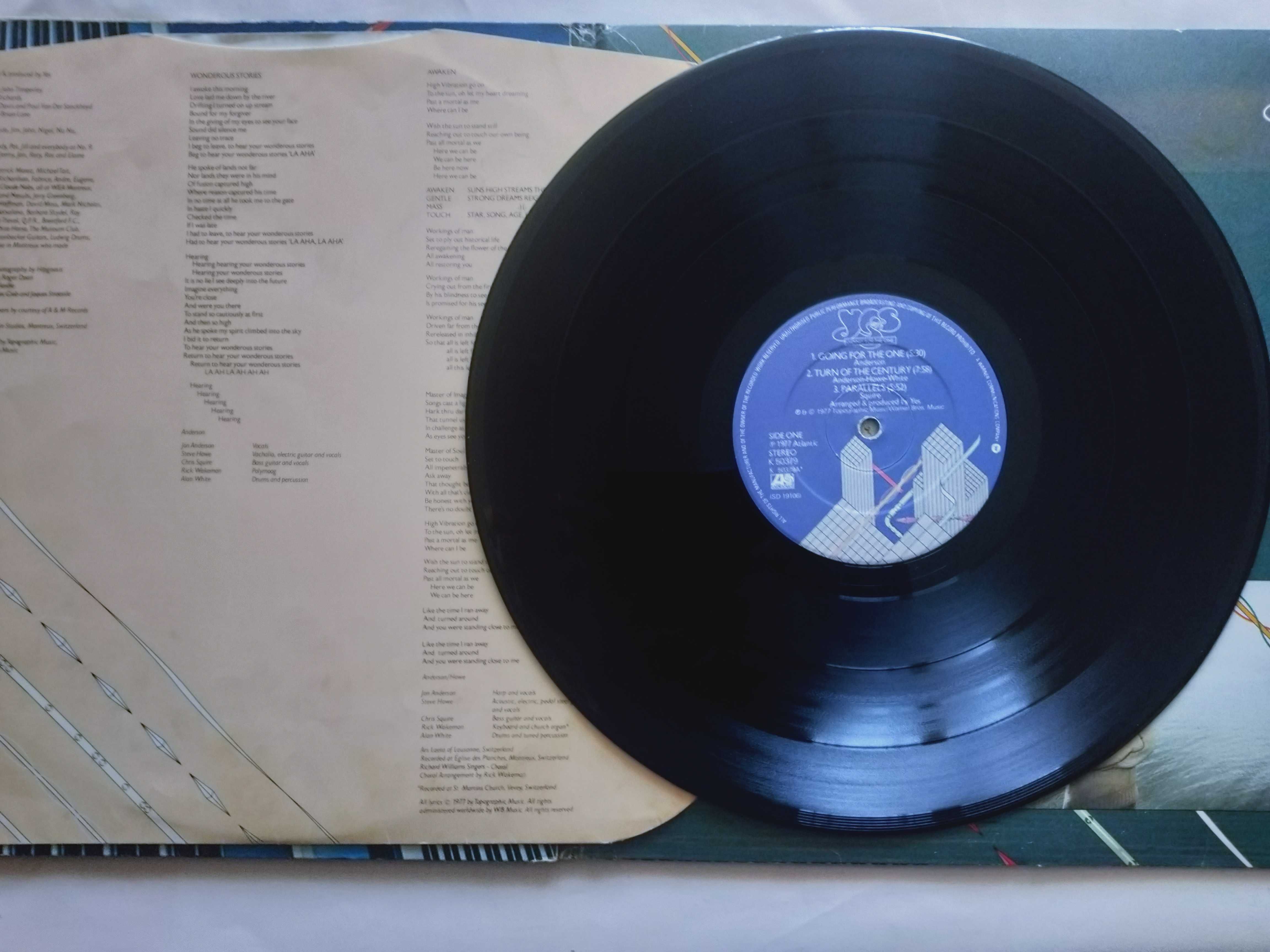 YES - Going For The One - LP 1977 r. Atlantic Records UK EX/EX-