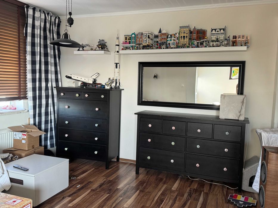 komody i lustro HEMNES IKEA