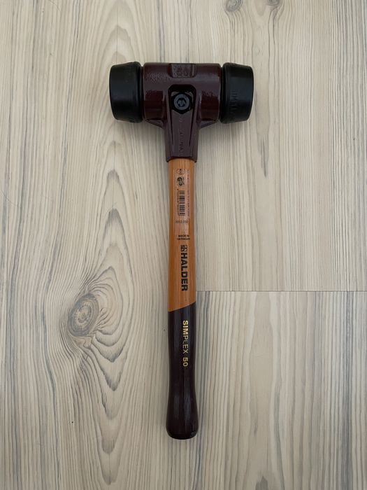 Молоток, киянка Simplex 50 з гумовими бойками