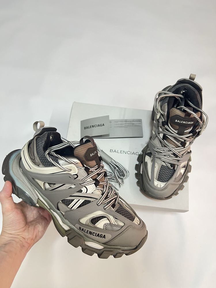 Кроссовки кросівки Balenciaga Track grey white opium archive 43s