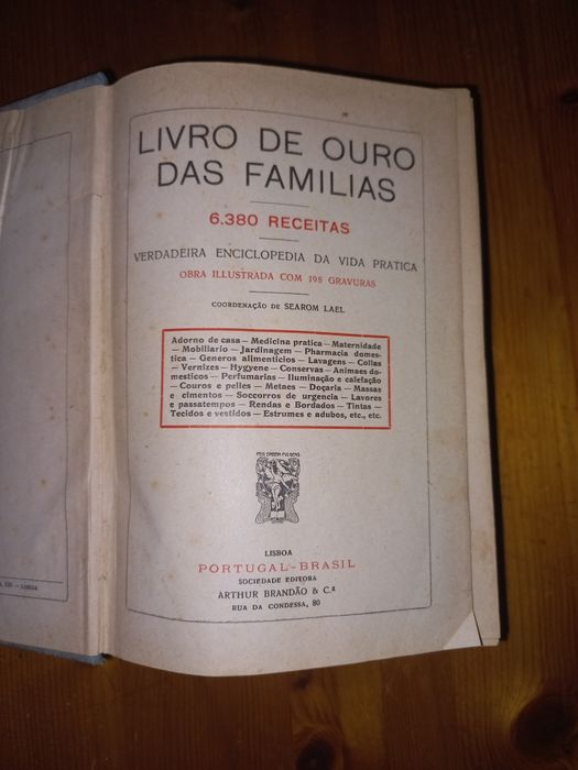 Livro de ouro das famílias