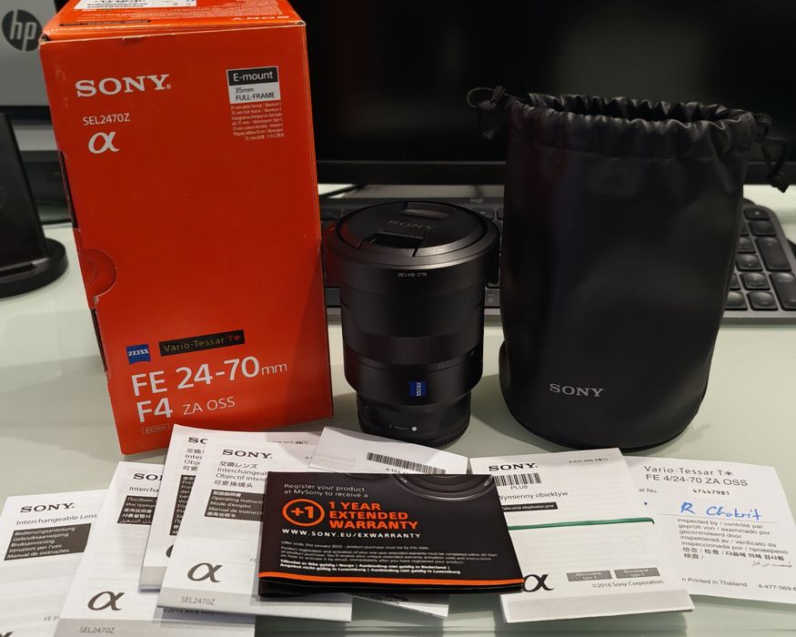 Obiektyw Sony Zeusa E FE 24-70 F4 ZA OSS SEL2470Z
