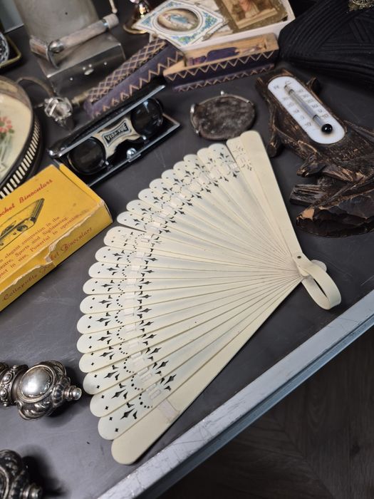 Wachlarz, Biedermeier- starocie, antyki, vintage