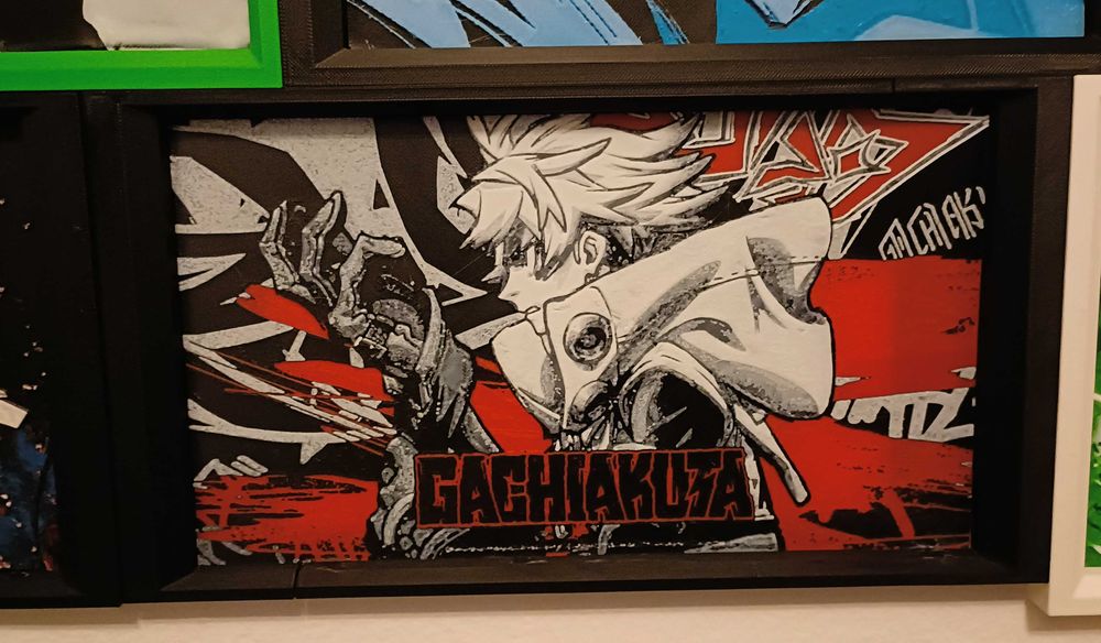 Quadro em relevo - Gachiakuta - Redu