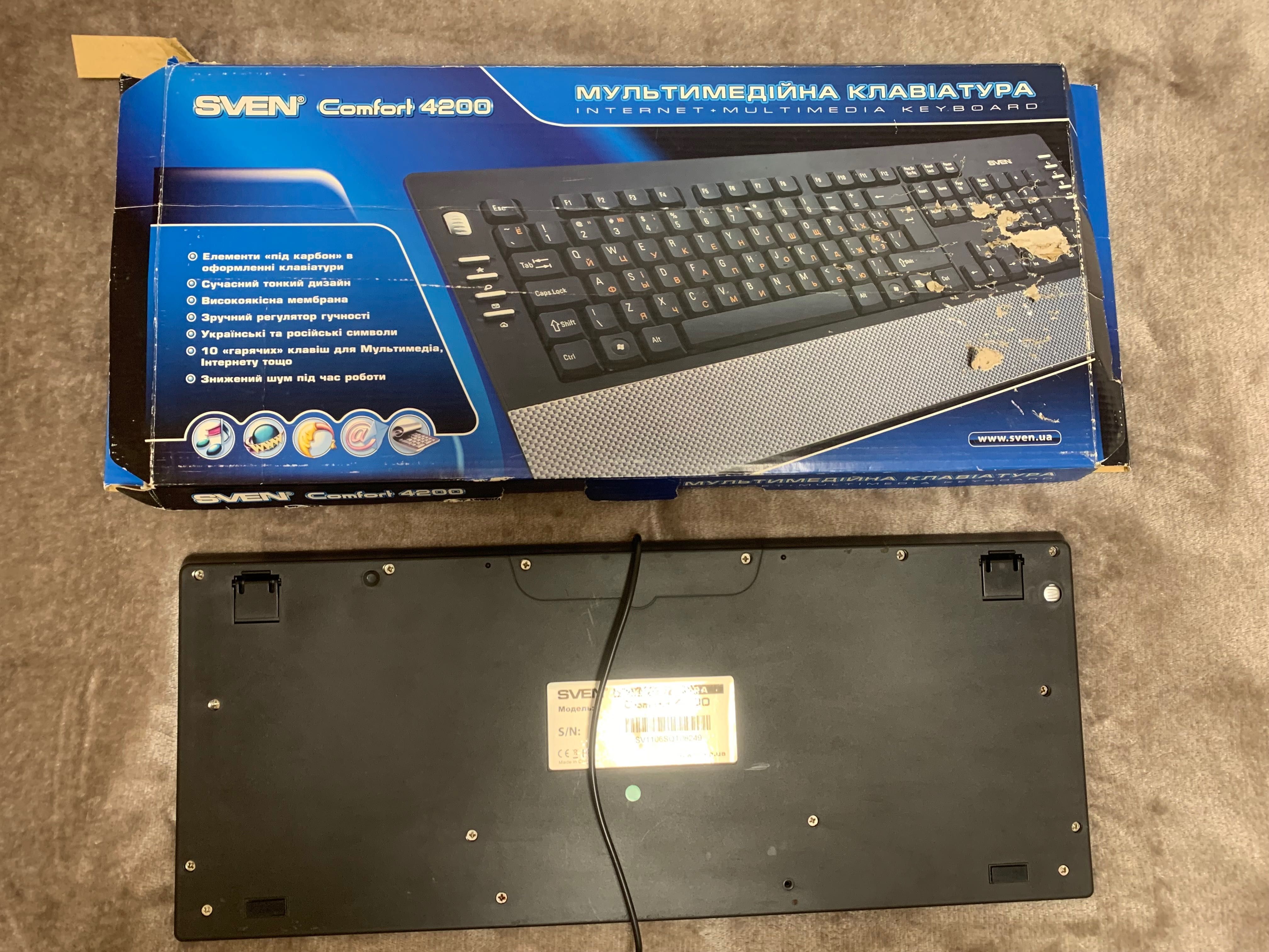 Мультимедийная клавиатура Sven Comfort 4200