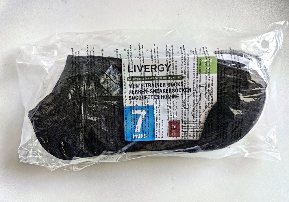 LIVARNO Zestaw 7 PAR skarpetki BAWEŁNIANE męskie ODDYCHAJĄCE 39-42