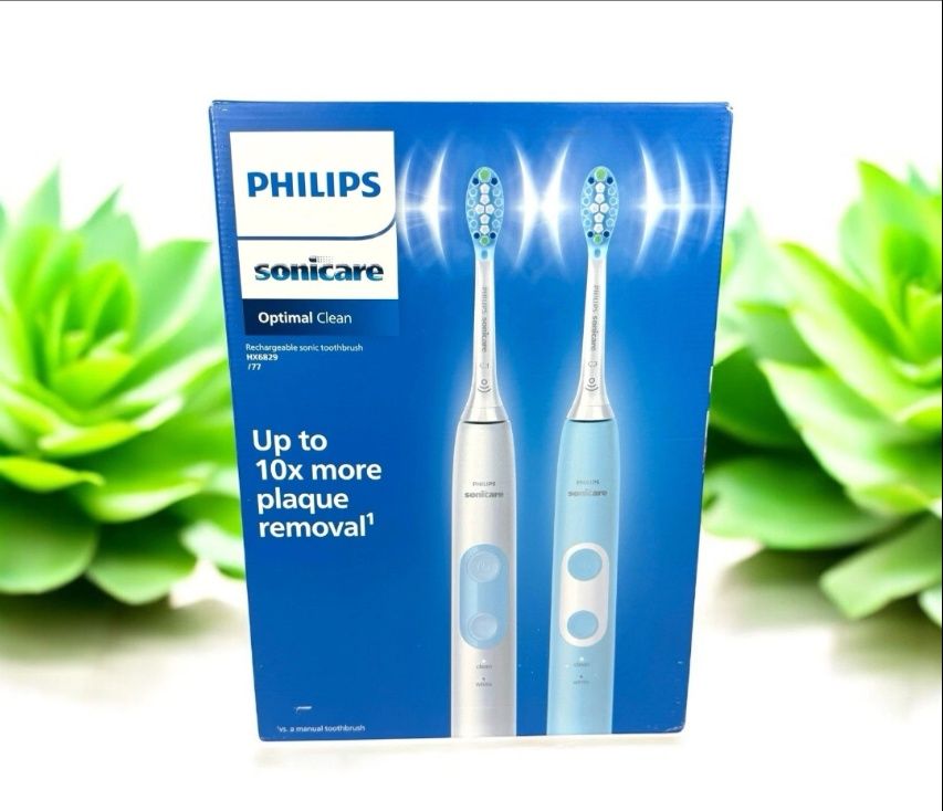 Набір зубних щіток Philips Sonicare 5100 HX6829/77 Optimal Clean 2-Pac