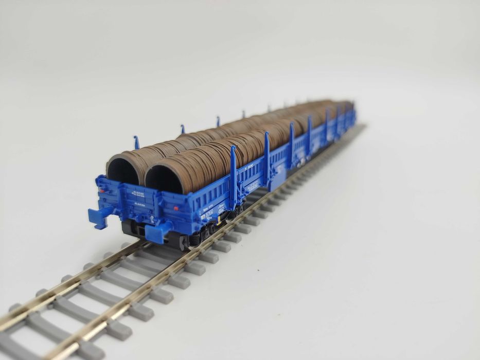 Zestaw 2 wagony platformy z kłonicami Res PKP Cargo Ep.VI ROCO