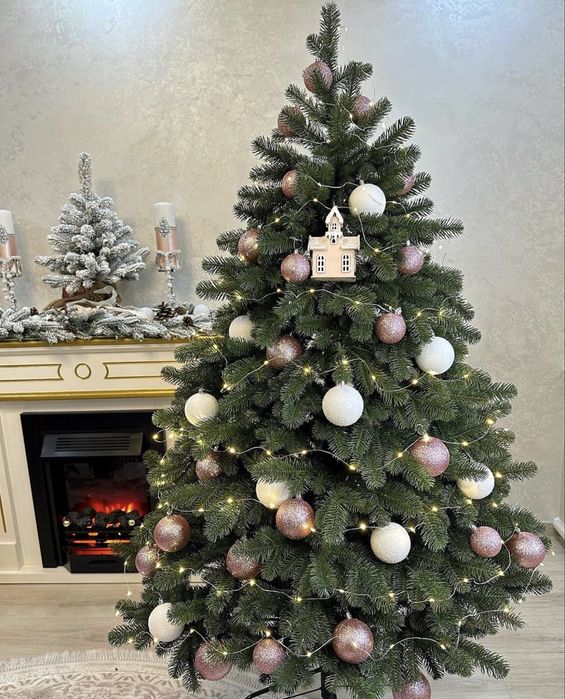 Штучна ялинка лита та пвх- Густі гілки, топ якість, різні розміри