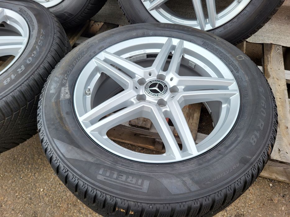 [K370] Koła zimowe 18 Cali 5x112 Pirelli 235/60/18 Mercedes 24r 8m GLC