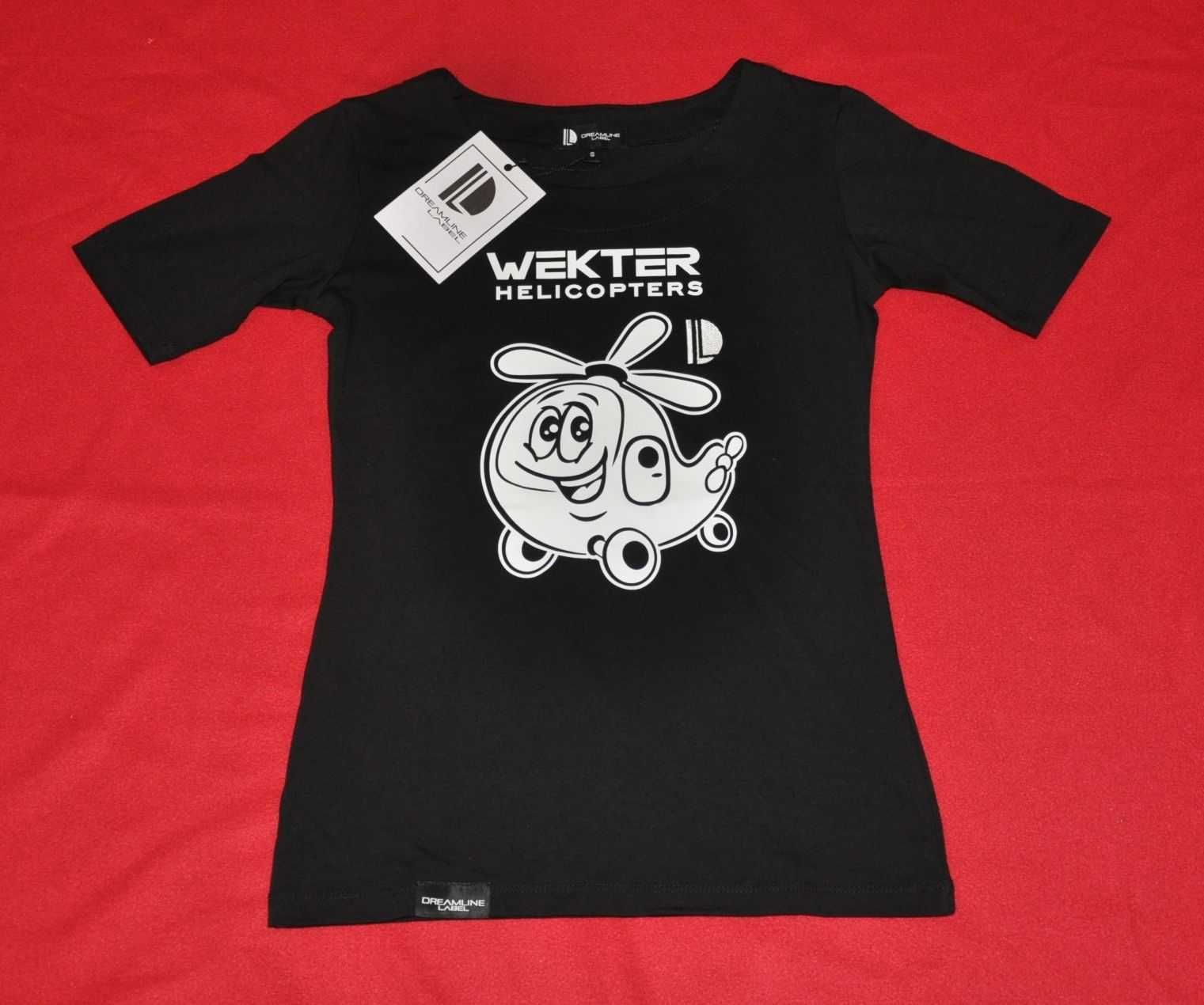 Nowa koszulka Dreamline Label R.36 ( S) T-Shirt czarna Wekter