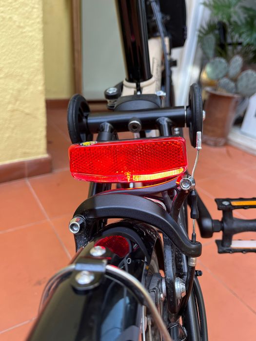 Brompton Electric Bike, C-Line 12 Speed, in Dune Sand