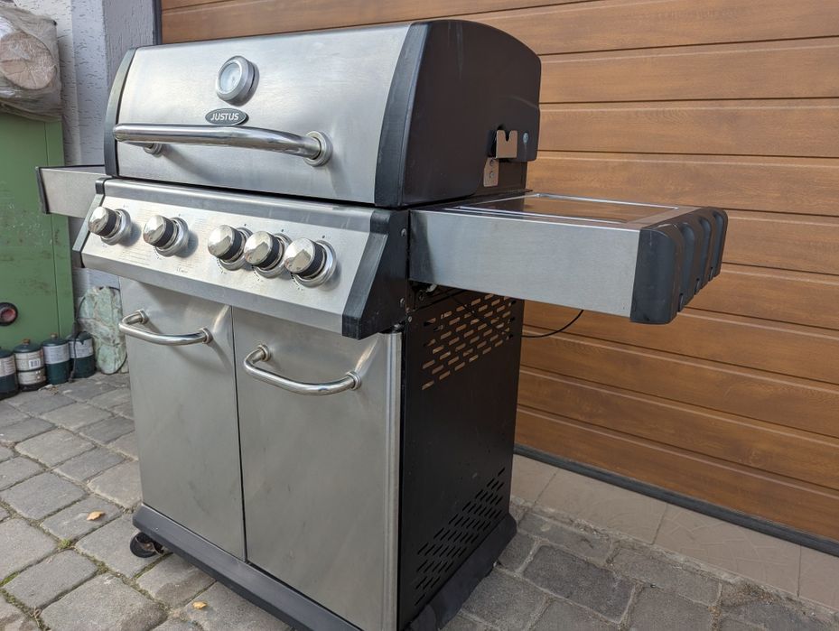 Гриль на газу ,JUSTUK газовий гриль, гриль, барбекю