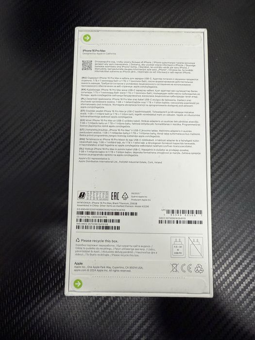 Iphone 16 Pro Max de 256GB Selado