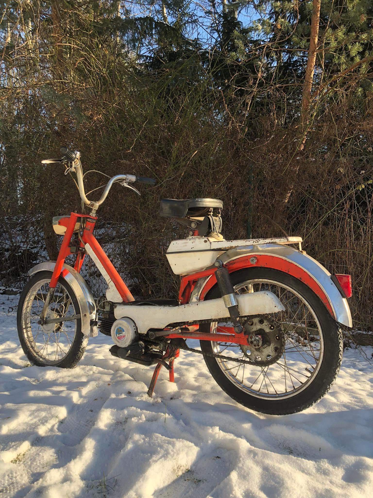 Benelli 50 Gentleman 1971 moped skuter motorower zabytek dokumenty