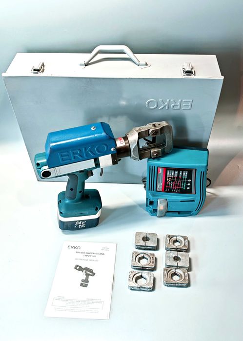 Zaciskarka Akumulatorowa Makita ERKO EP 300 Praska + Zestaw szczęk Box