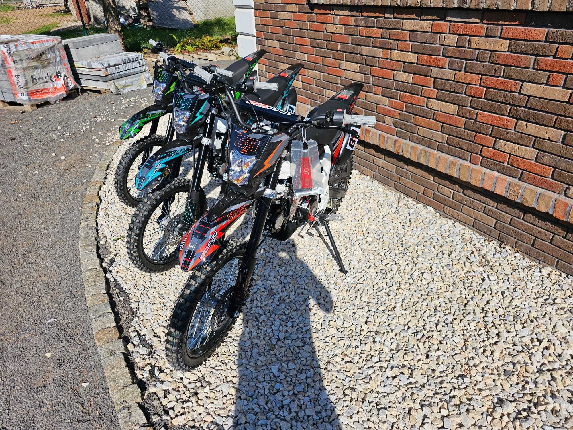 Cross kxd 612 PRO 125cc koła 17/14 Rozrusznik Lampa RATY DOWÓZ