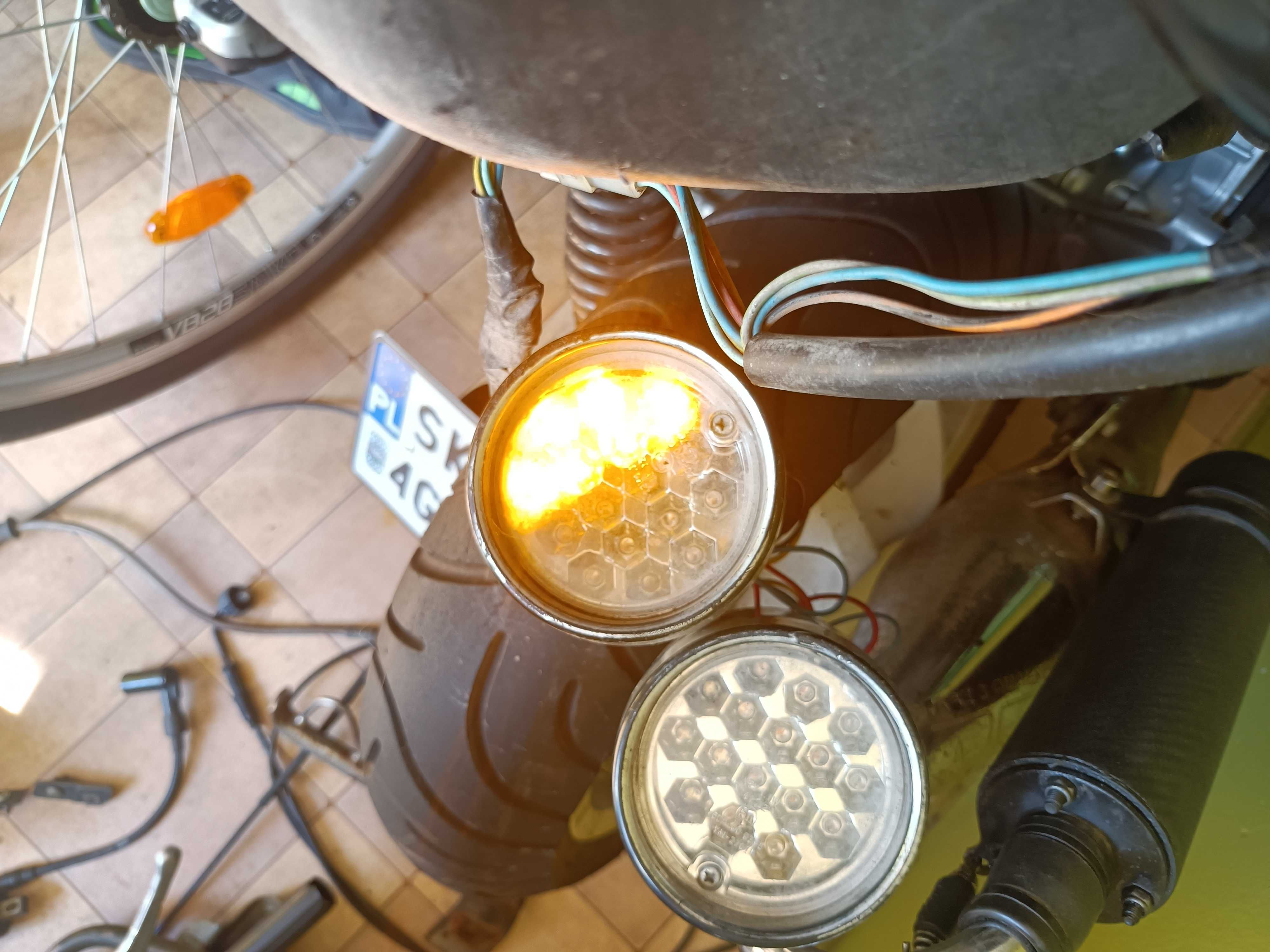 Lampy led Str8 z kierunkowskazami Aprilia Sr Tuning Stage6 Polini Hebo