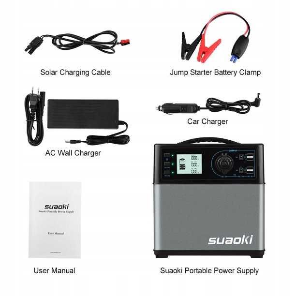 Suaoki PS5B POWERBANK Agregat  Słoneczny ZASILANIE Black Jack Sulechów