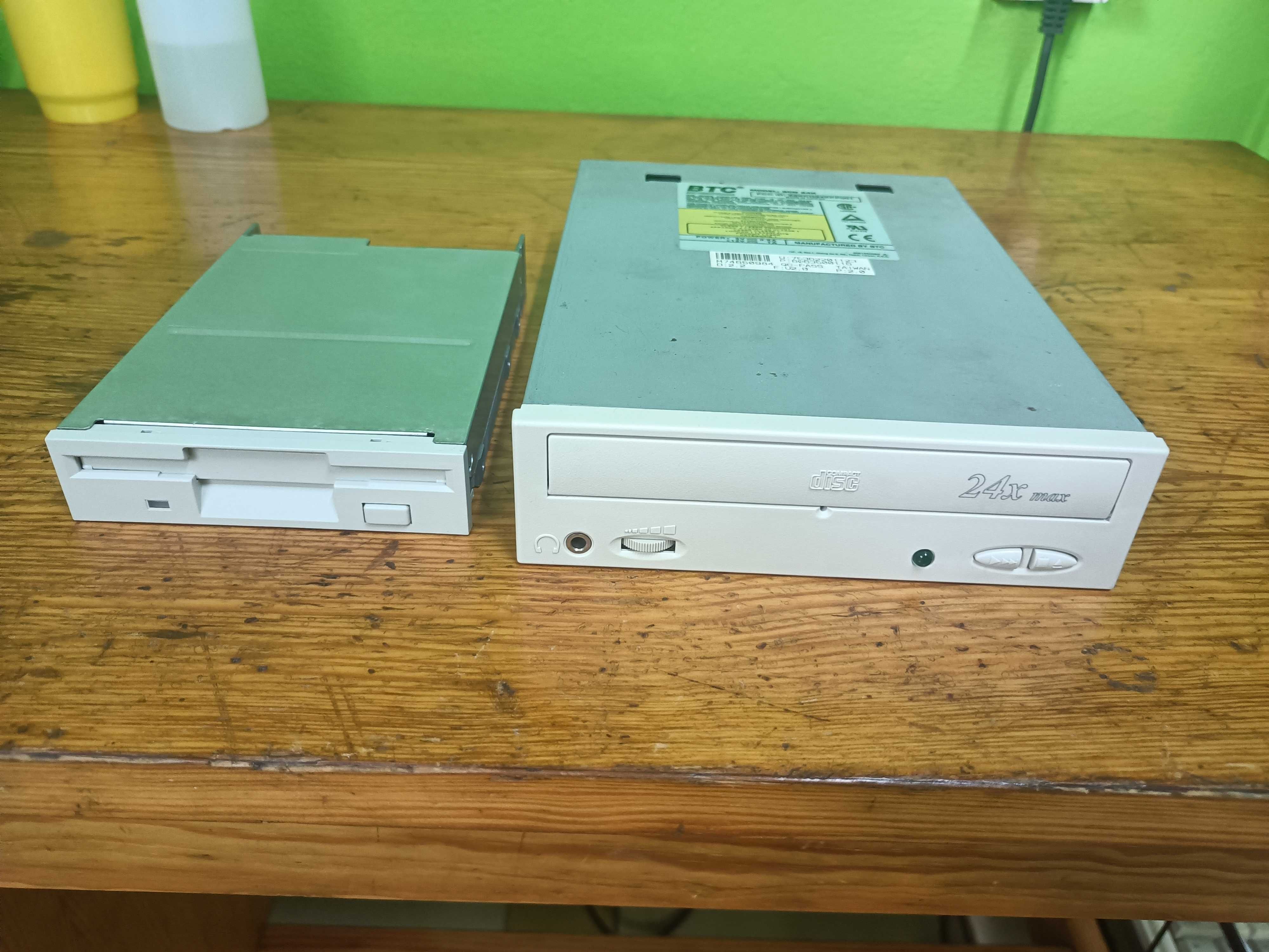 Stacja dyskietek 3,5' + CD Rom retro PC Adax Optimus Highscreen