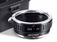 Adapter Canon EOS na Fuji FX K&F Concept najlepszy
