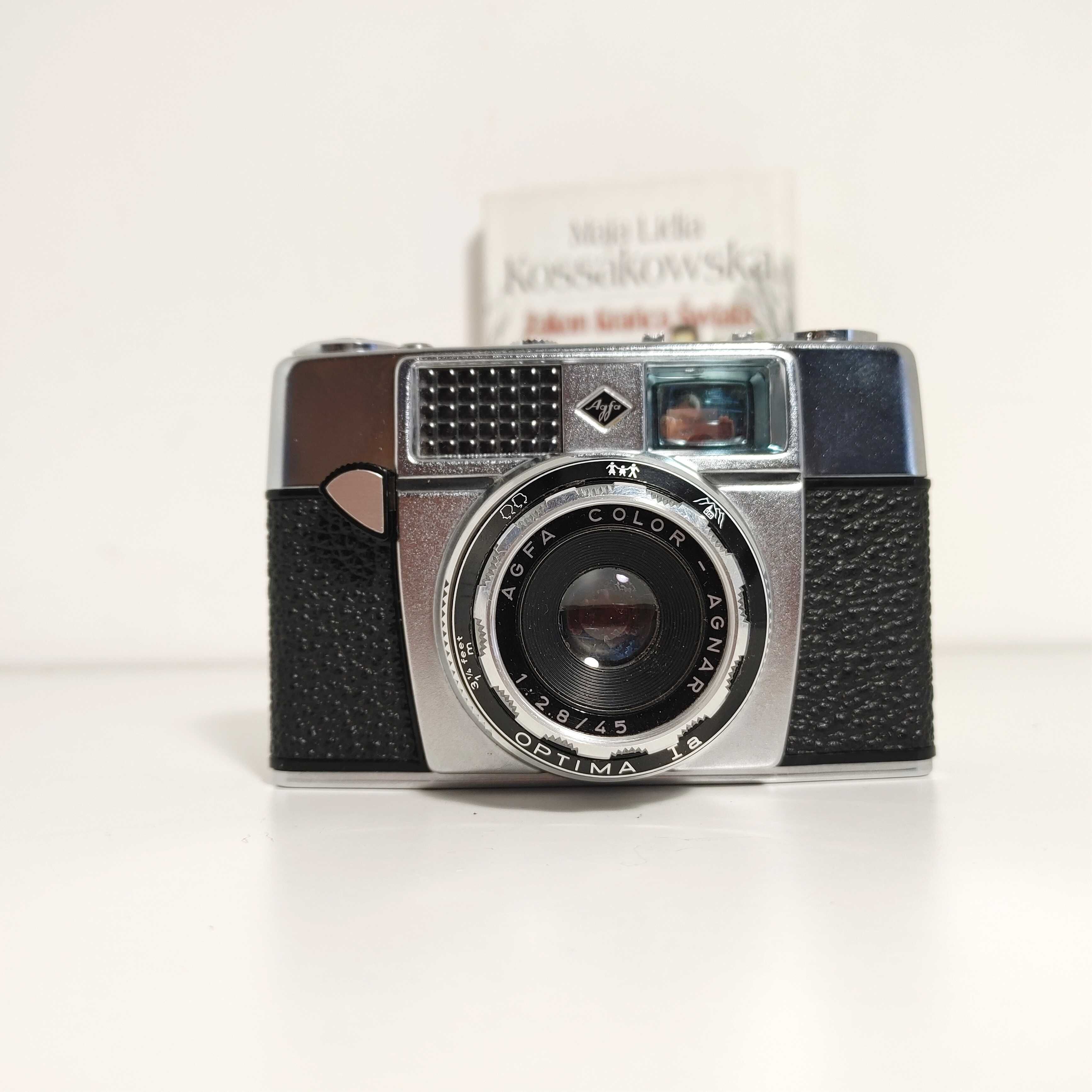Ciekawy fotograficzny aparat analogowy AGFA Optima Ia - Agfamatic