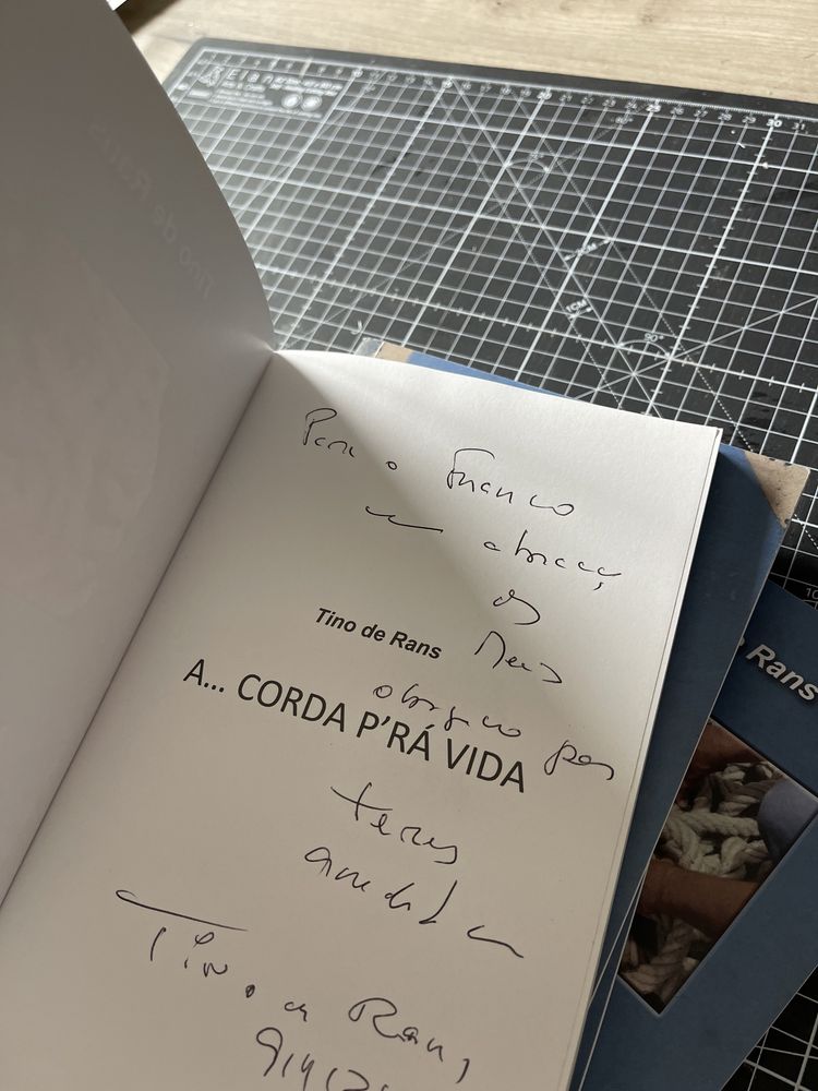 Livro Tino de Rans autografado