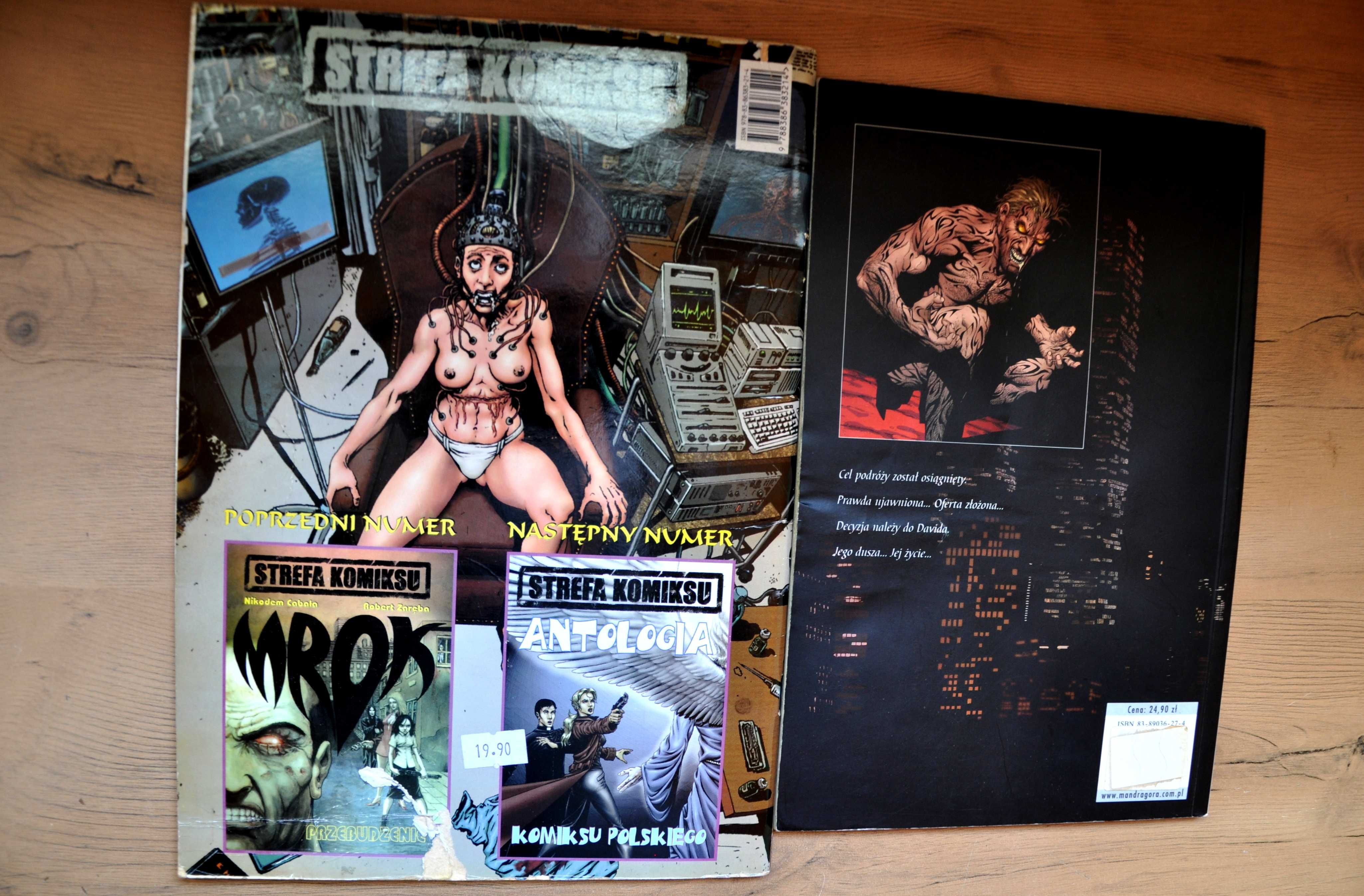 Zestaw 2 komiksów.Strefa komiksu Pomidorowa+Plemię cienia 3