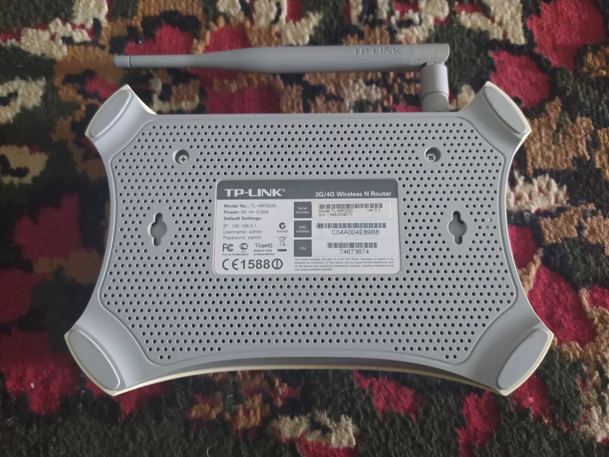 Router Tp-Link Tl-Mr3220