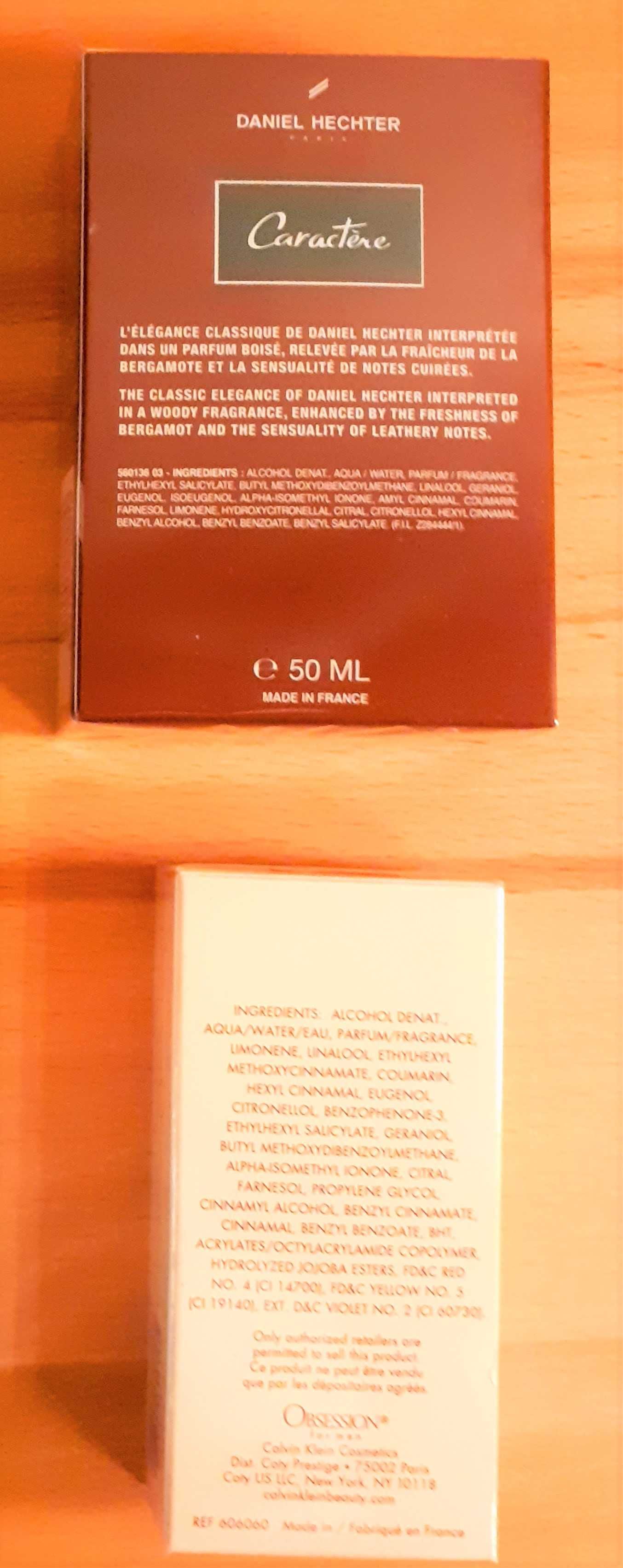 Daniel Hechter, Calvin Klein Obsession, męskie edt