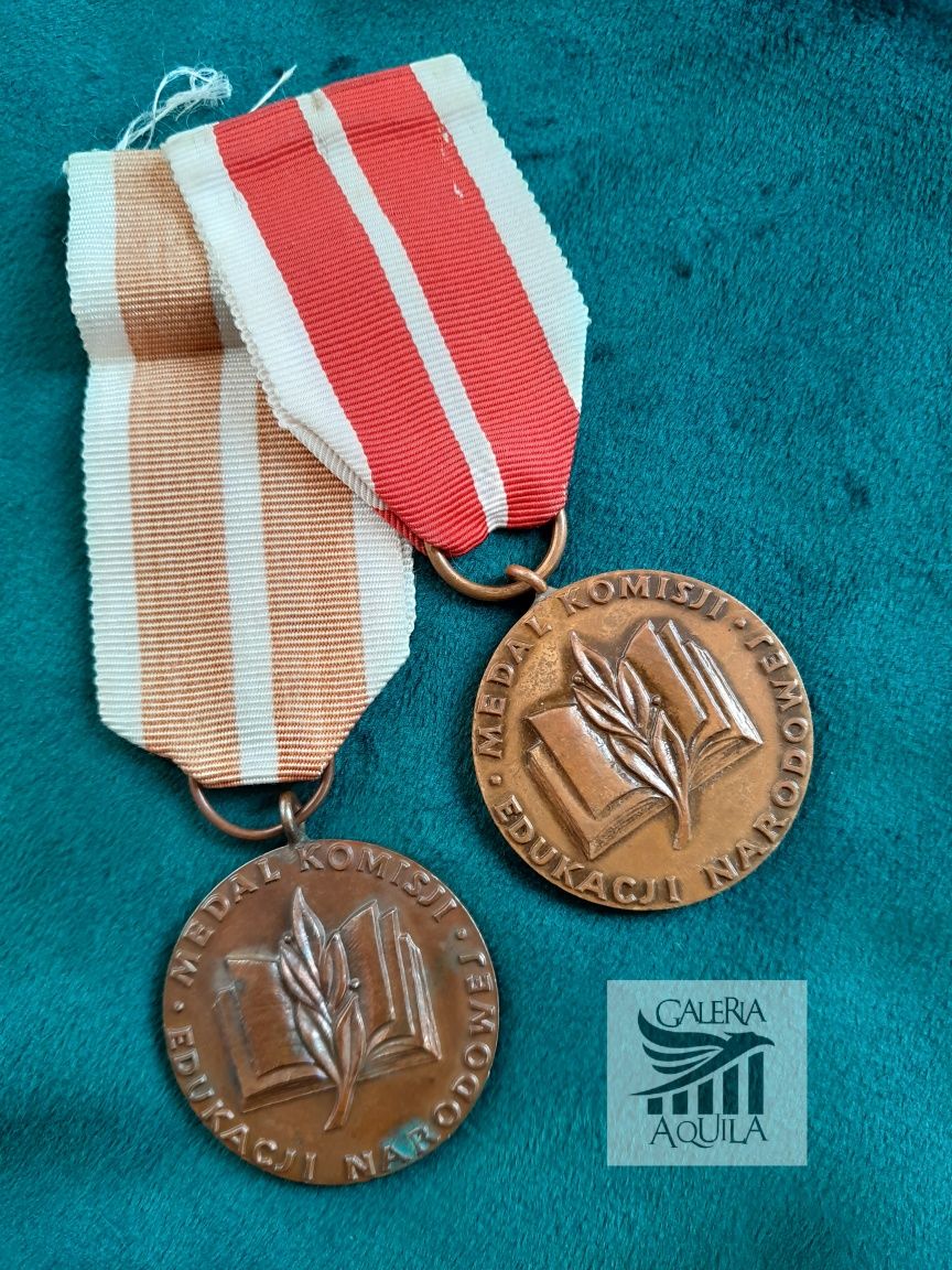 Medal Komisji Edukacji Narodowej - dwa typy