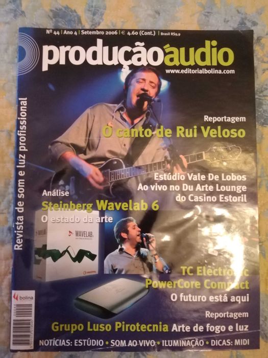Lote revistas produção áudio