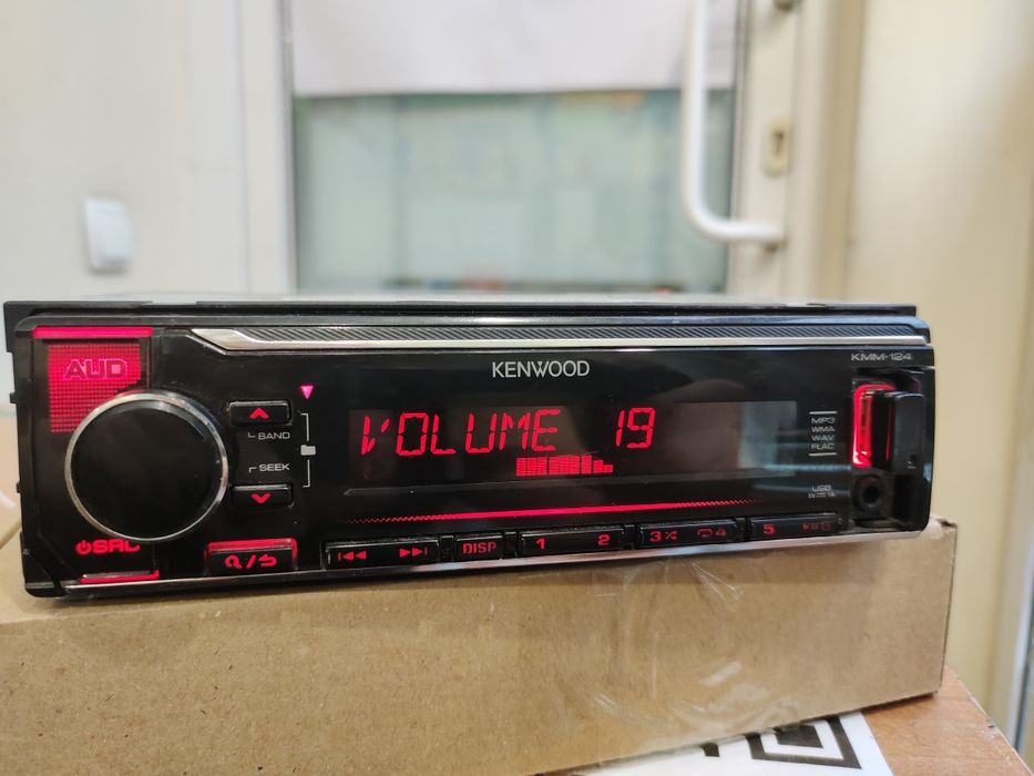 Магнітола USB Kenwood kmm-124, доставка
