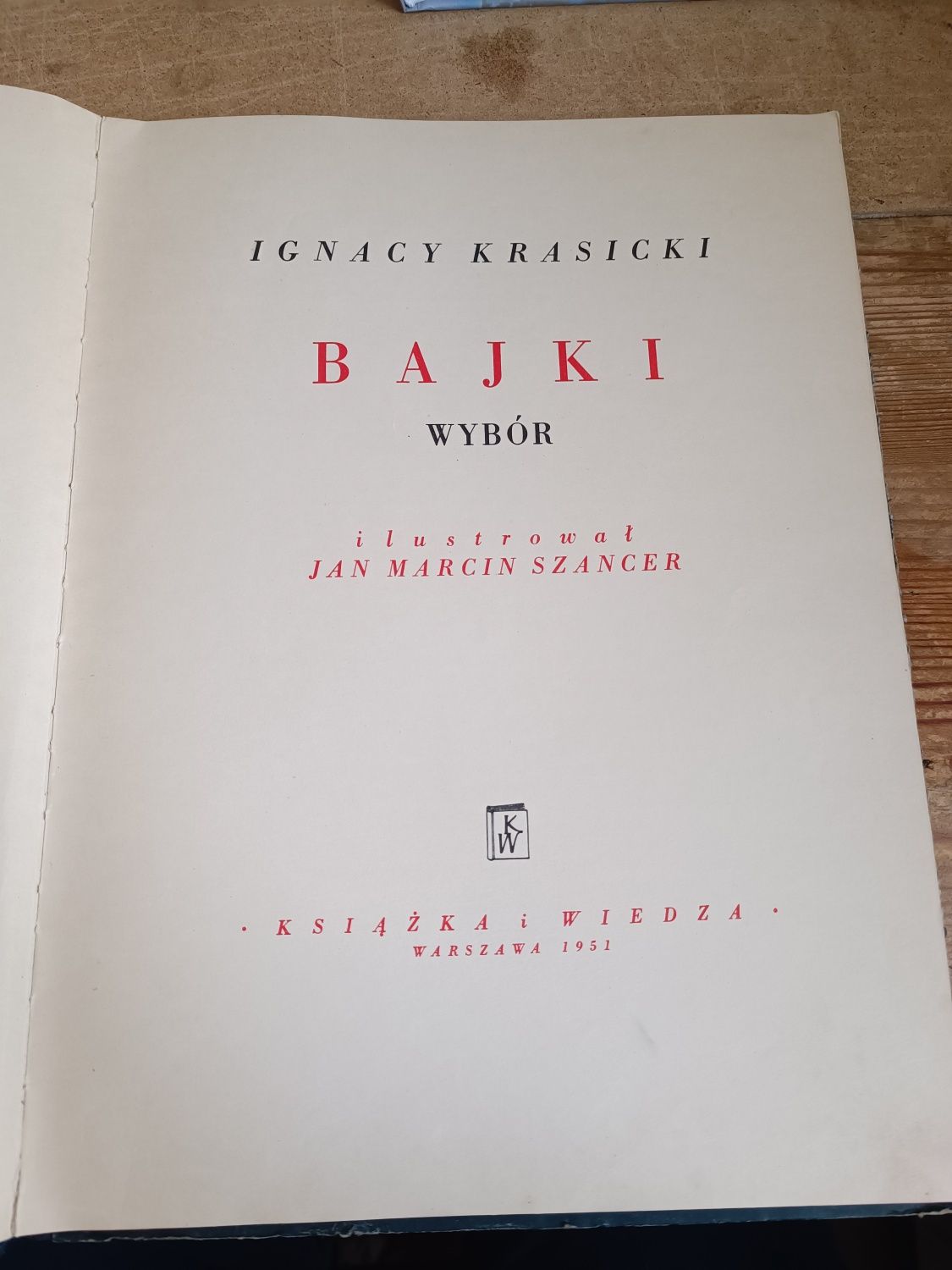 Bajki Ignacy Krasicki
