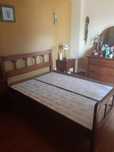 Cama de casal em pinho maciço