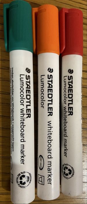 маркери Staedtler Lumocolor для білих дошок 3 шт