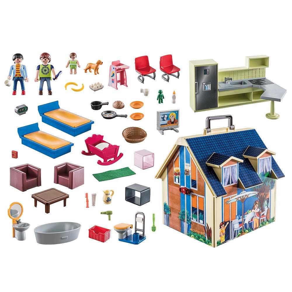 Playmobil Dollhouse 70985 Przenośny domek dla lalek