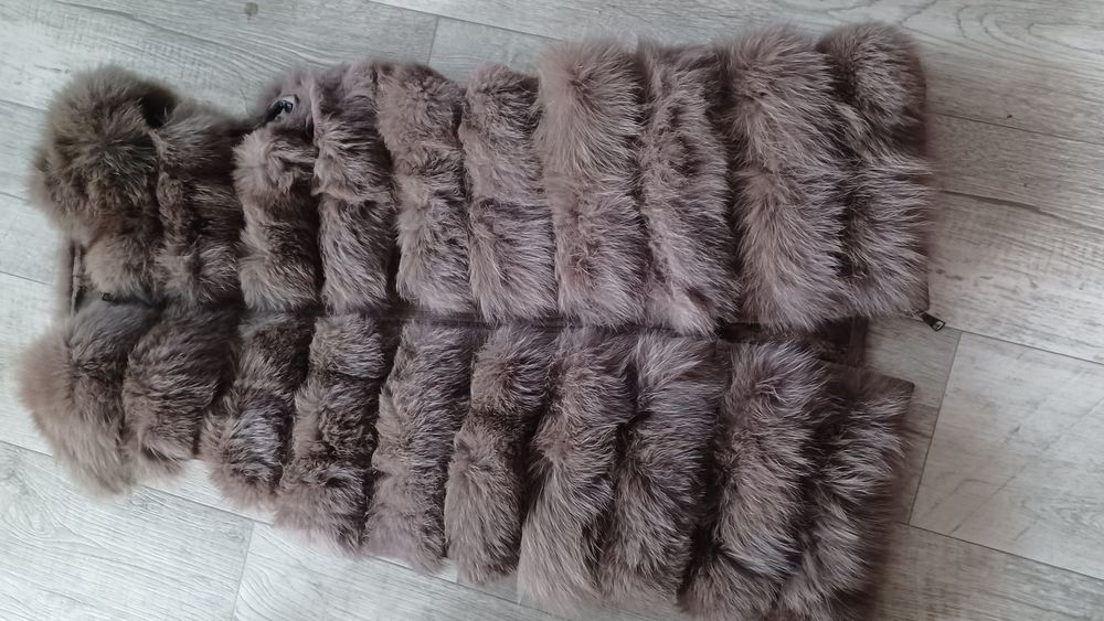 Елегантна шуба-трансформер із натурального хутра