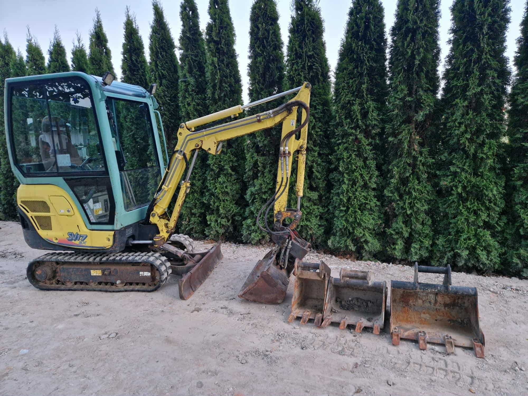 minikoparka  budowalana Yanmar SV17 / 2007 rok/ sprowdzona