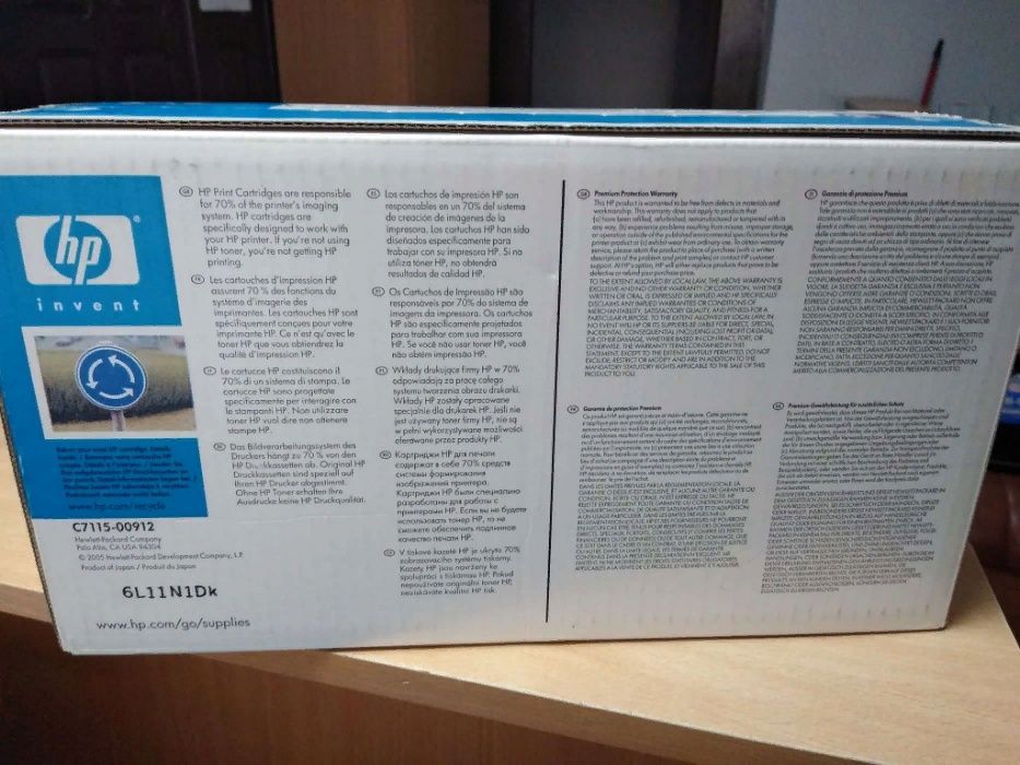 Продам оригинальный картридж HP 15X (C7115X)