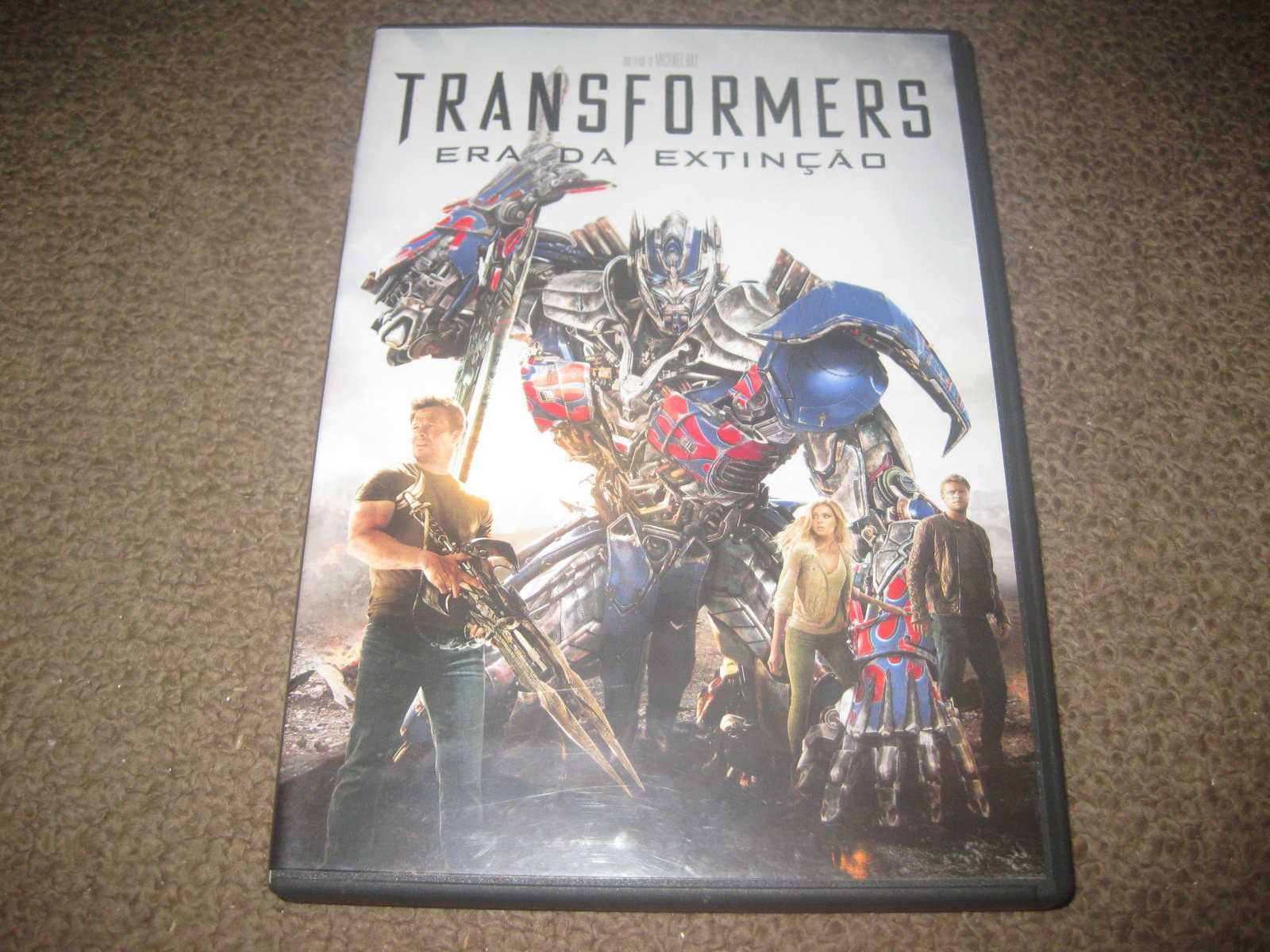 DVD "Transformers: Era da Extinção" com Mark Wahlberg