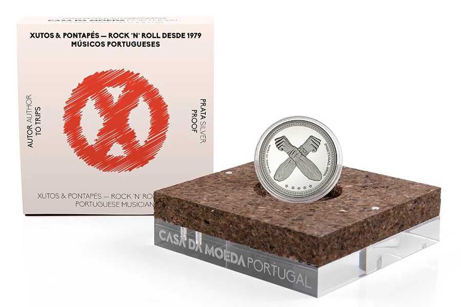 R - moeda 5 Euro PROOF - XUTOS & PONTAPÉS