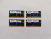 4 Módulos de Memória RAM - Total: 16GB DDR3 1600MHz (Portáteis)