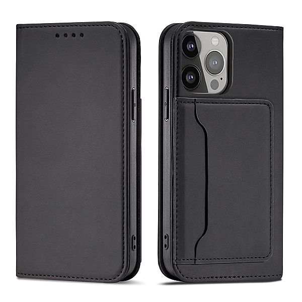 Magnet Card Case etui Samsung Galaxy S23 Ultra pokrowiec z klapką port
