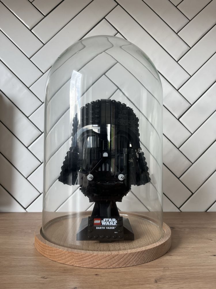 Gablota Kopuła na Lego Star Wars Hełm Hełmy Witryna Szklana 1 SZTUKA