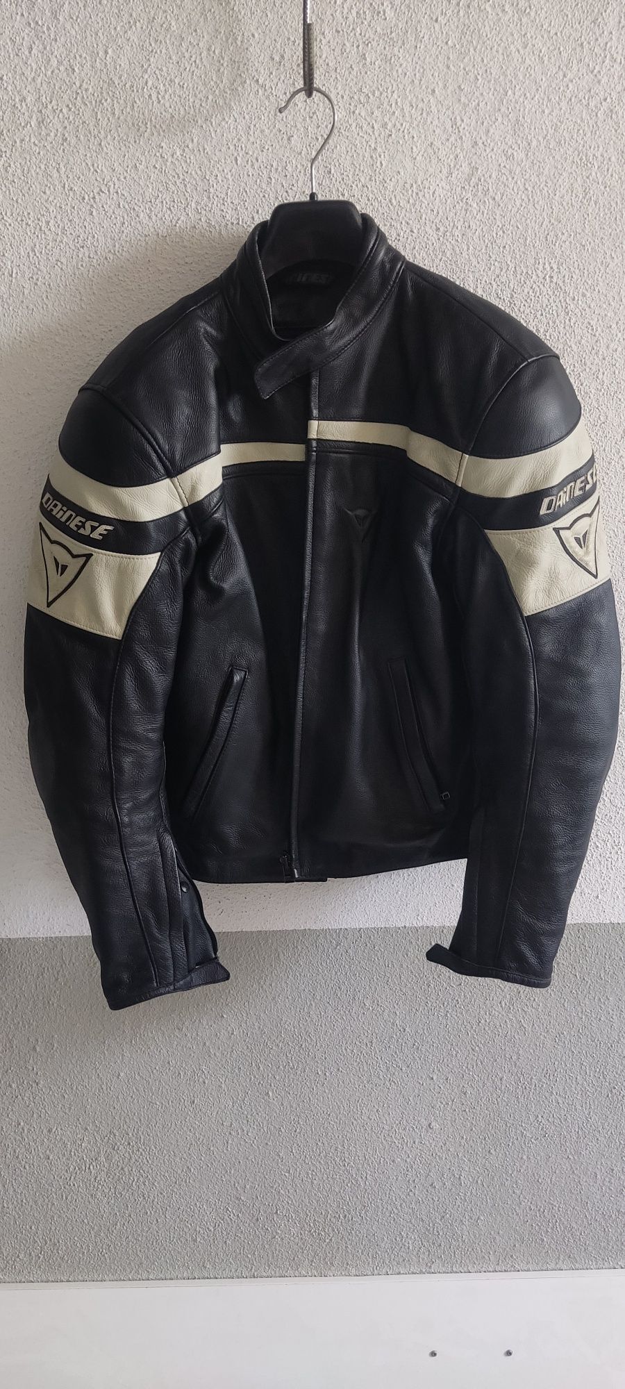 Casaco d mota "Dainese Racing" em pele -N°48.