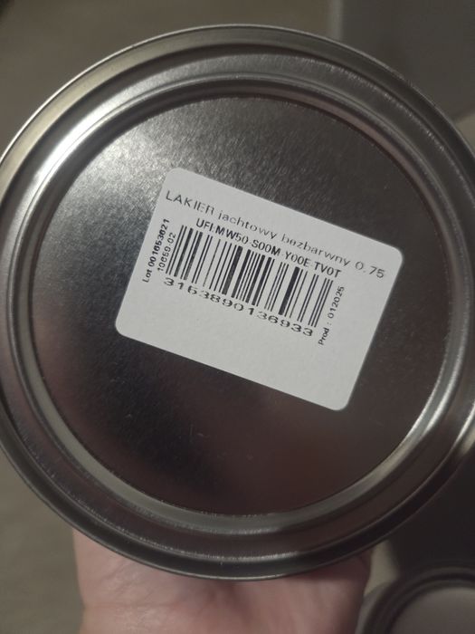 Lakier jachtowy bezbarwny polysk