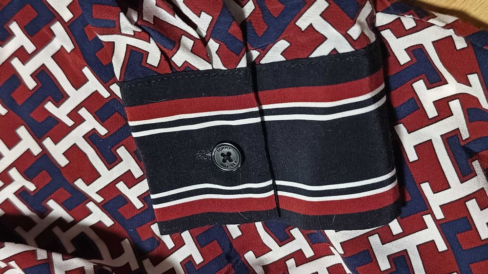 Damska koszula z monogramem TOMMY HILFIGER r.S stan idealny
